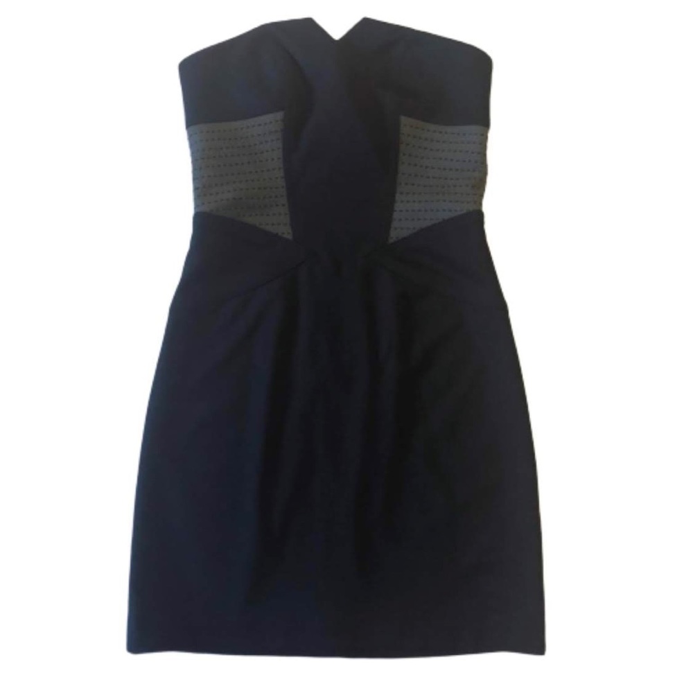 BCBGeneration Black Strapless Bodycon Cocktail Formal Sweetheart Dress Size 2